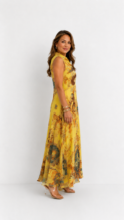 Fiorella | Vestido Camisero Bohemio Maxi