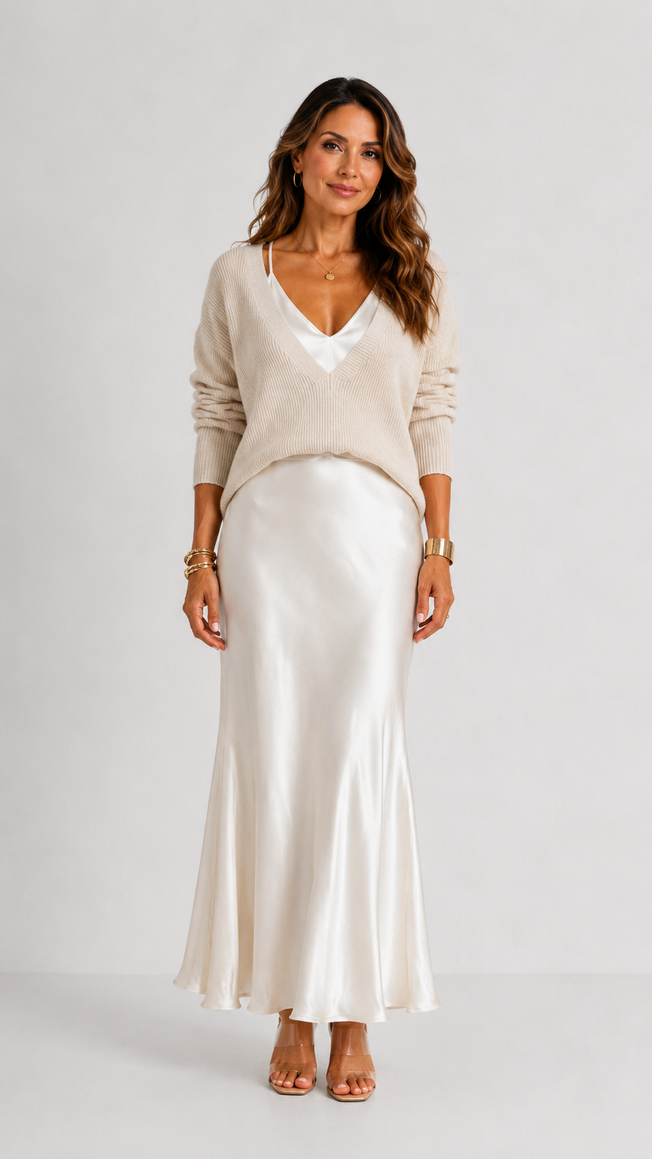 Luna | Vestido Satinado