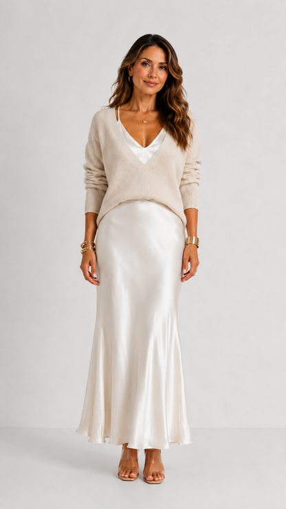 Luna | Vestido Satinado