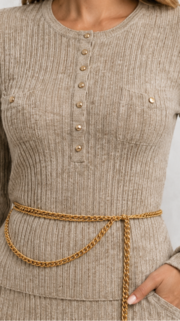 Golden Belt | Blusa