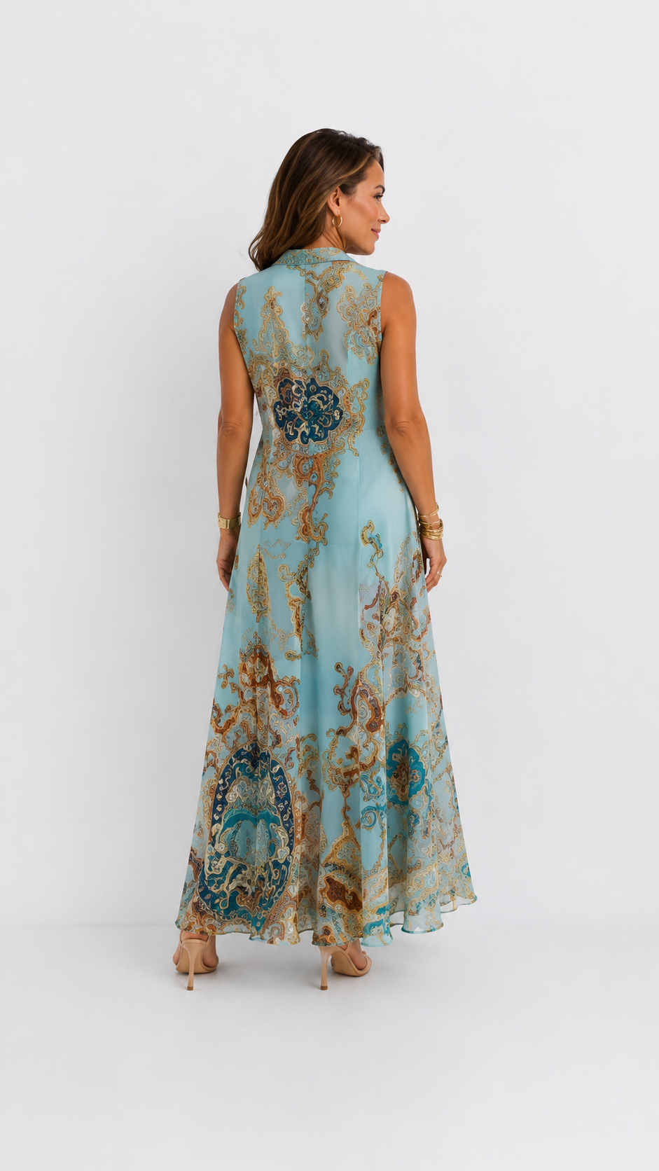 Fiorella | Vestido Camisero Bohemio Maxi