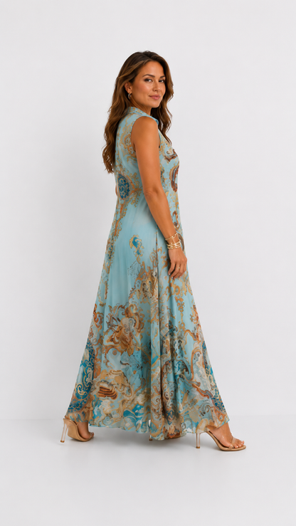 Fiorella | Vestido Camisero Bohemio Maxi