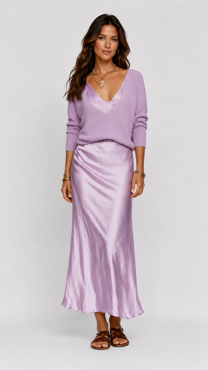 Luna | Vestido Satinado