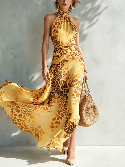 Danielle | Vestido con estampado animal