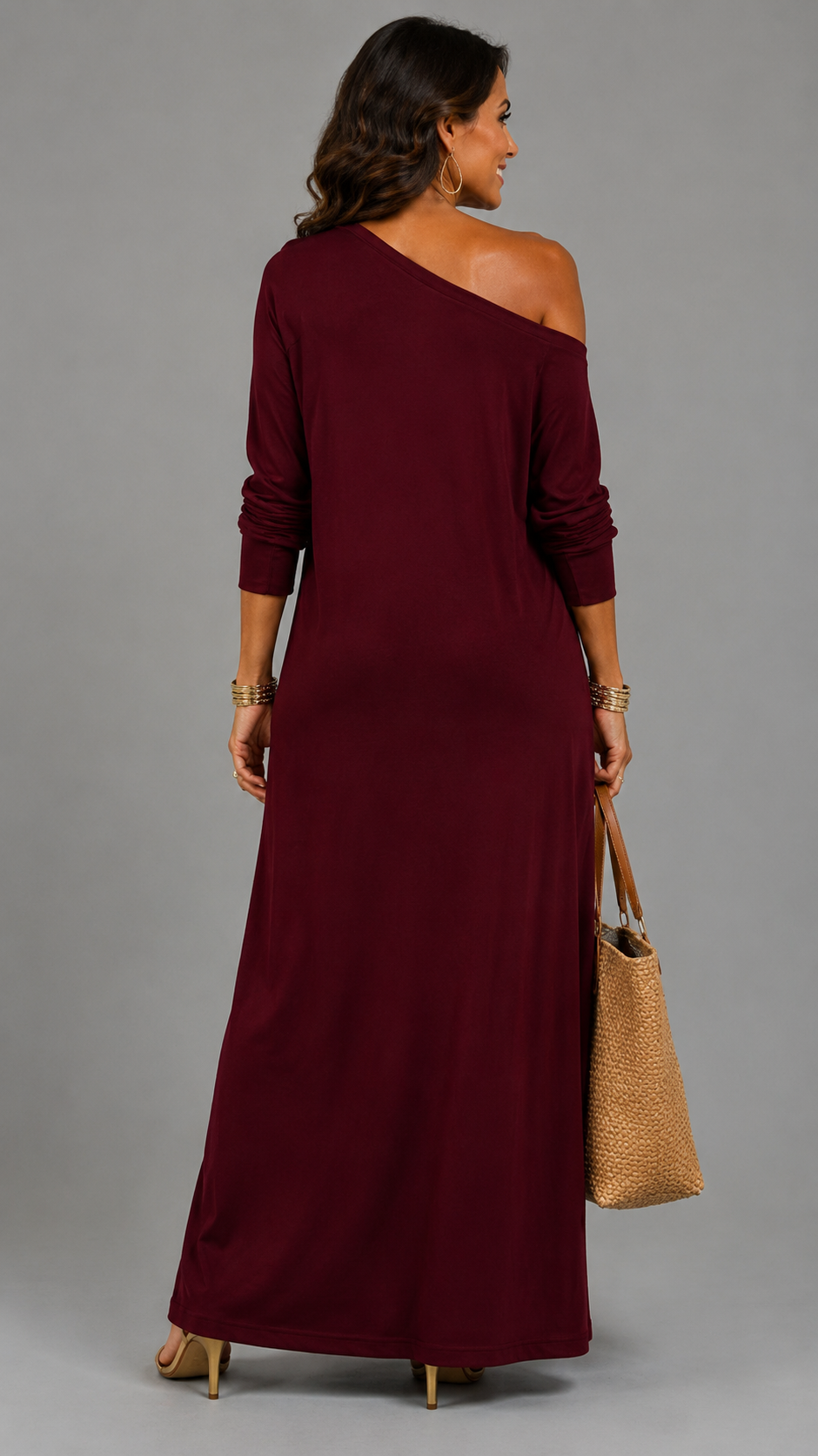 Asterelle | Vestido Midi Elegante con Abertura Lateral