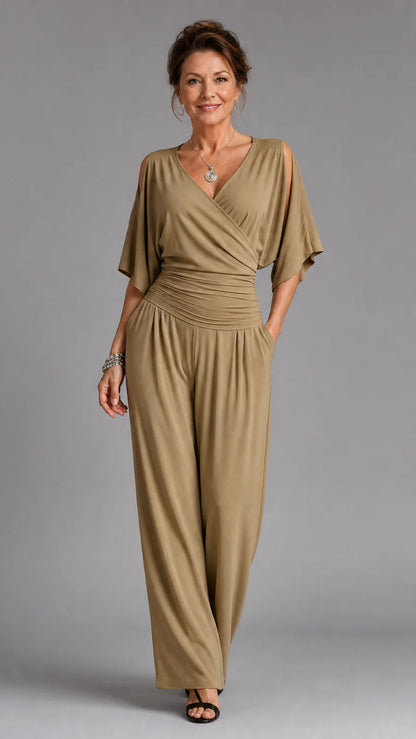 Nyxara | Jumpsuit Elegante de Hombros Descubiertos