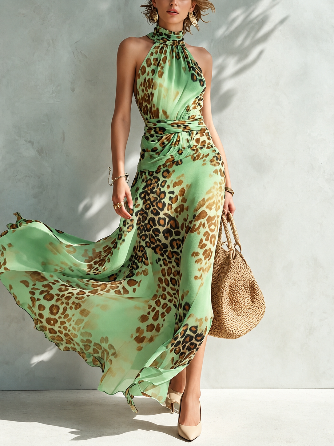 Danielle | Vestido con estampado animal