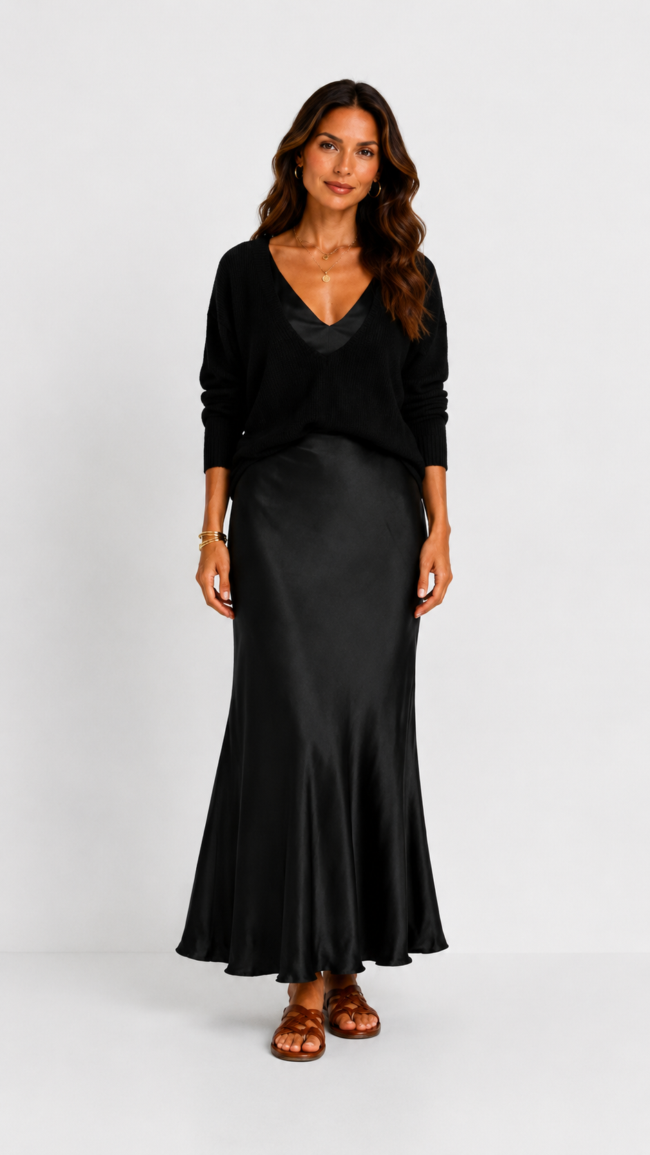 Luna | Vestido Satinado