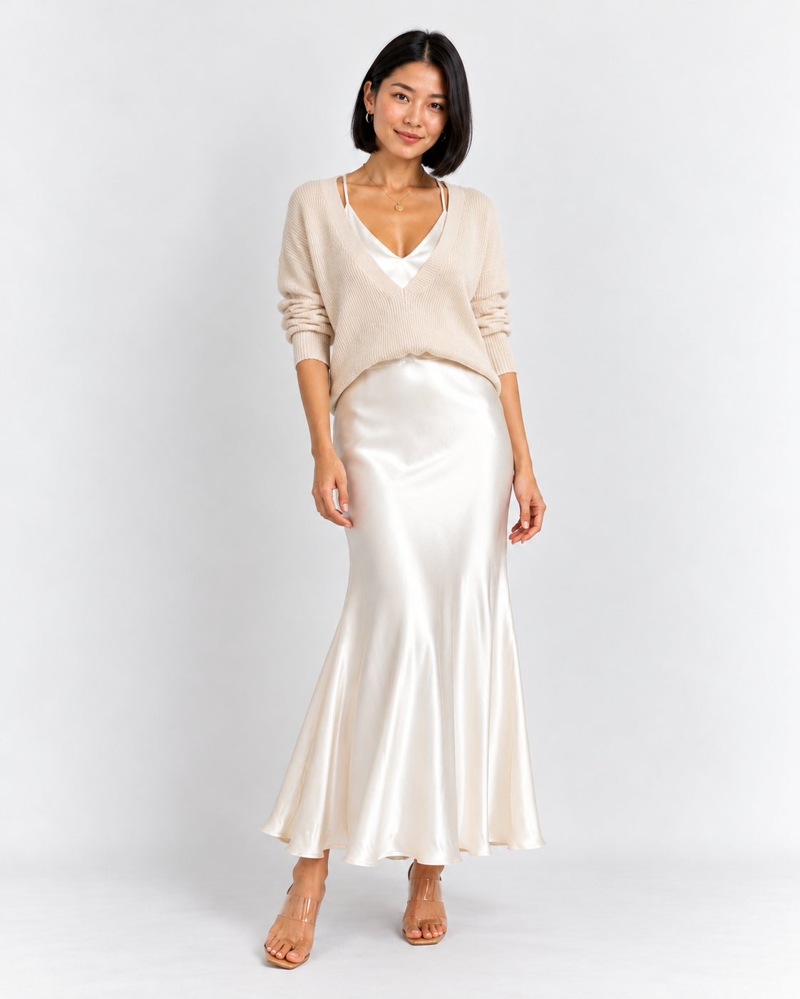 Luna | Vestido Satinado