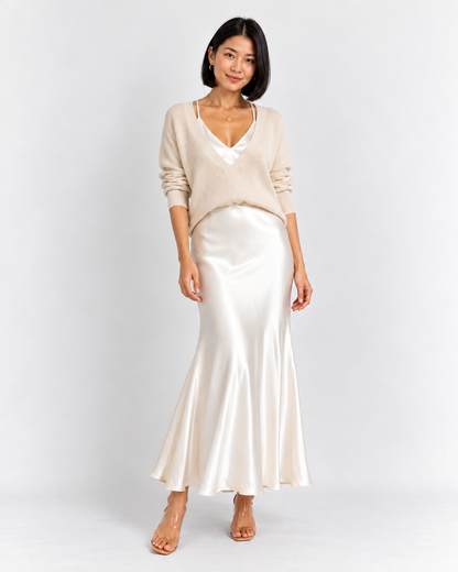 Luna | Vestido Satinado