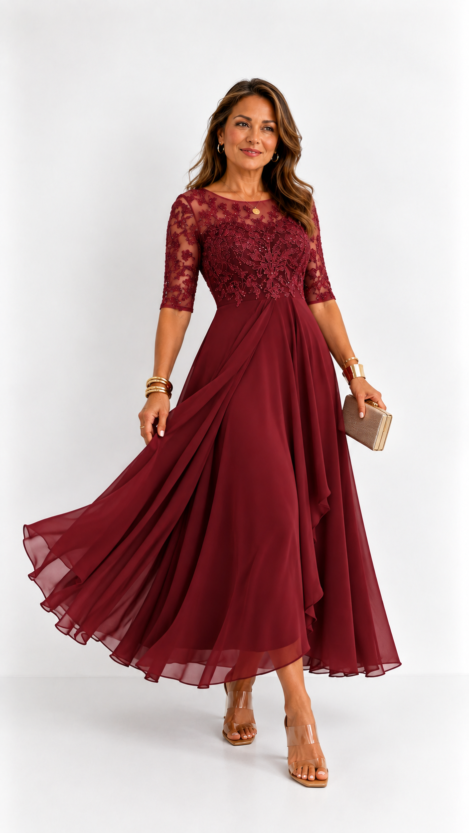 RHONDA | Elegante vestido de encaje