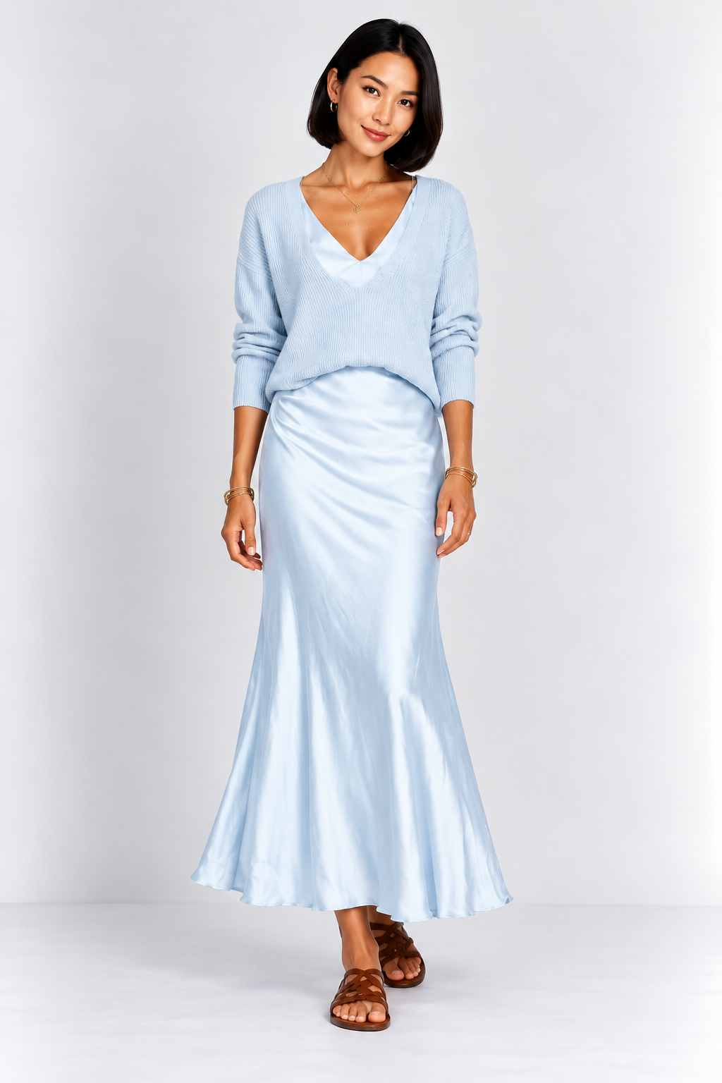 Luna | Vestido Satinado
