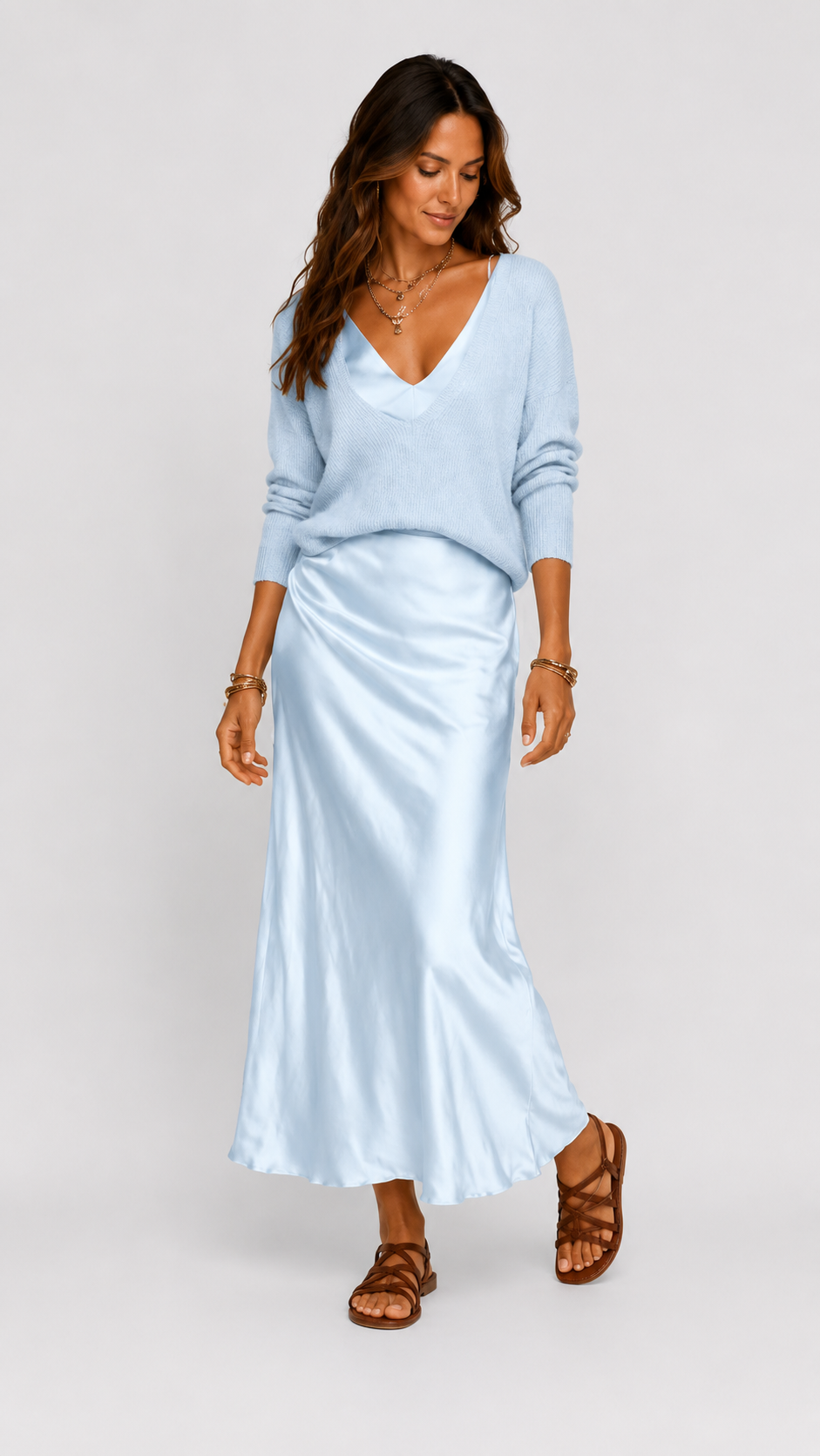 Luna | Vestido Satinado