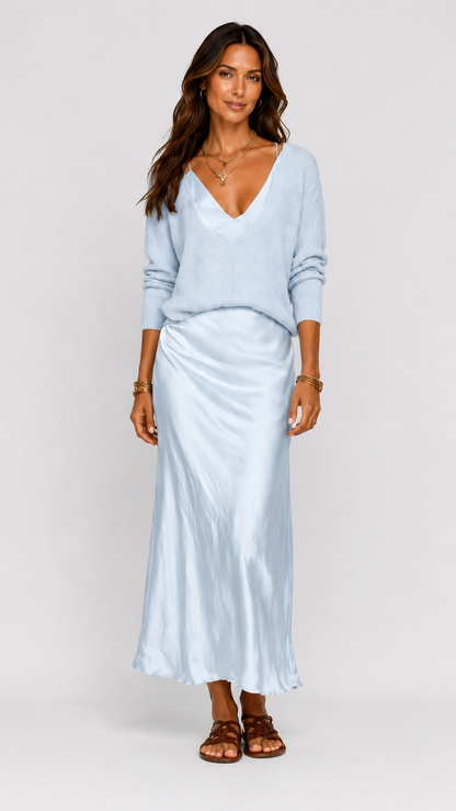 Luna | Vestido Satinado