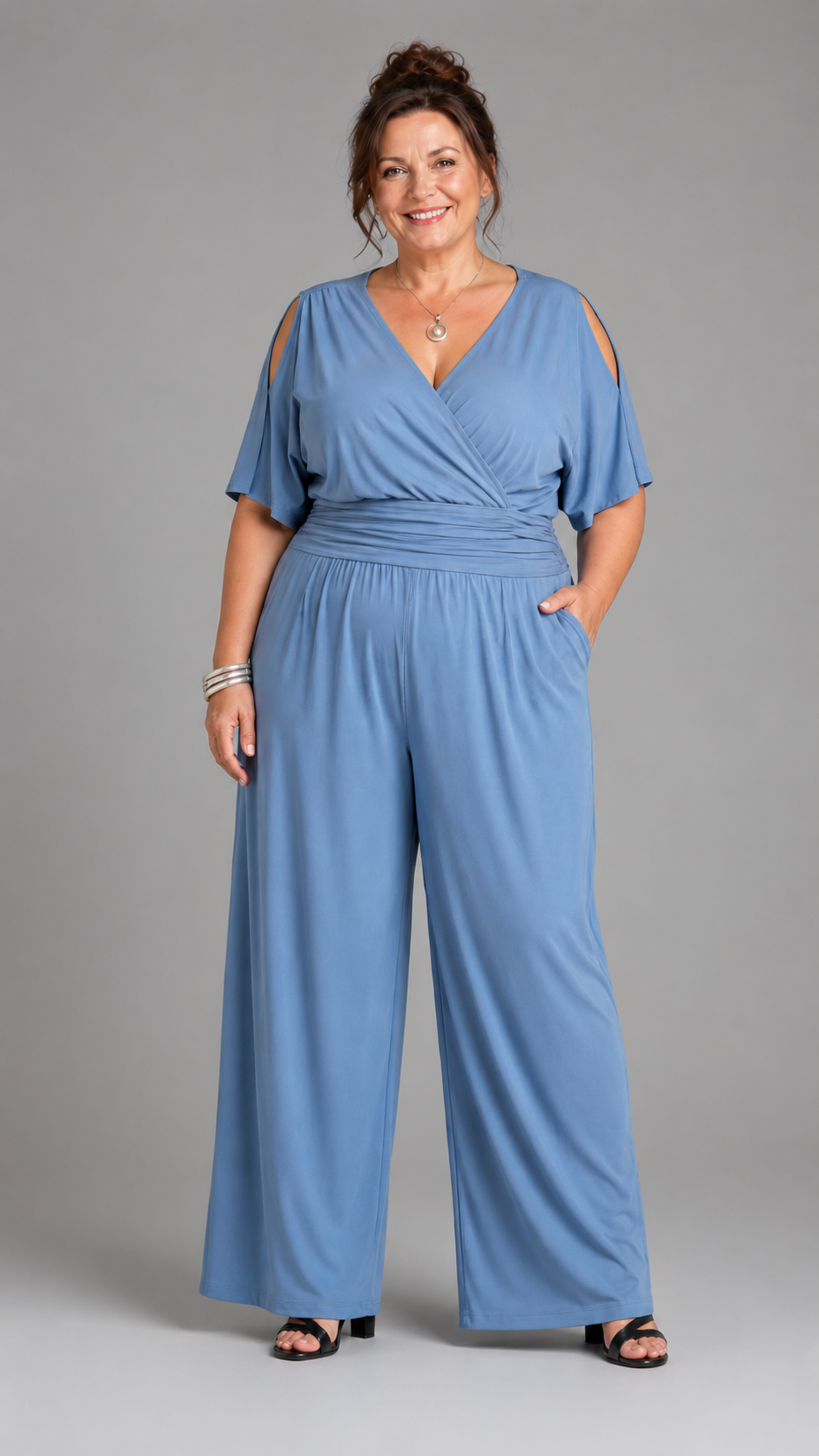 Nyxara | Jumpsuit Elegante de Hombros Descubiertos