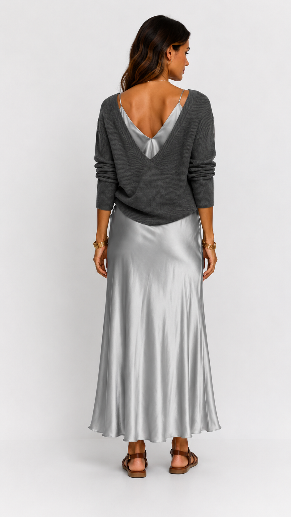 Luna | Vestido Satinado