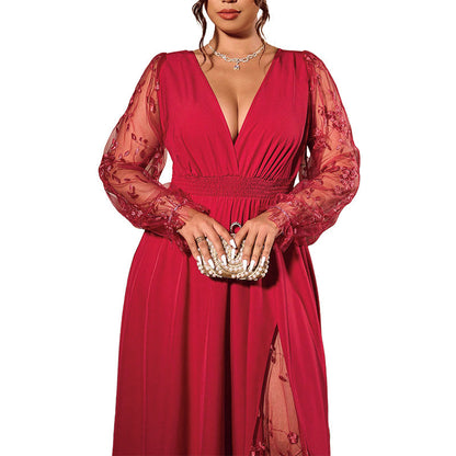 Vestido Celeste – Elegancia Romántica con Encaje