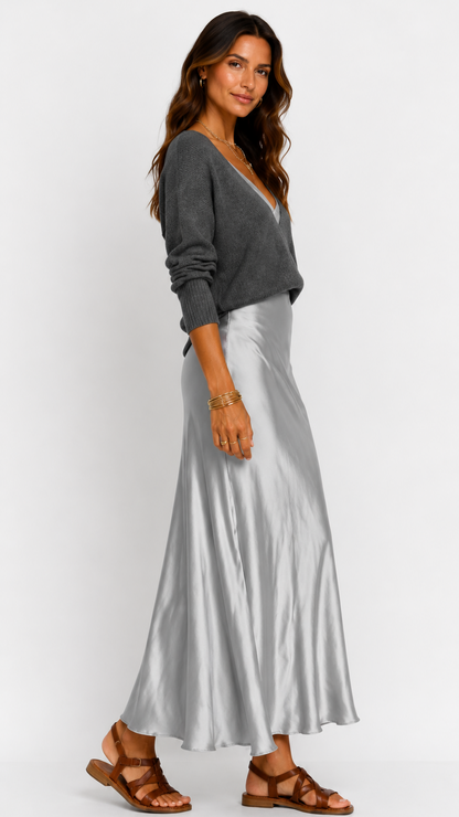 Luna | Vestido Satinado